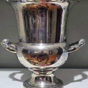 Vintage Silver-plat Wine Chiller, 1950s, Marlboro Plate by Morton-Parker (Canada